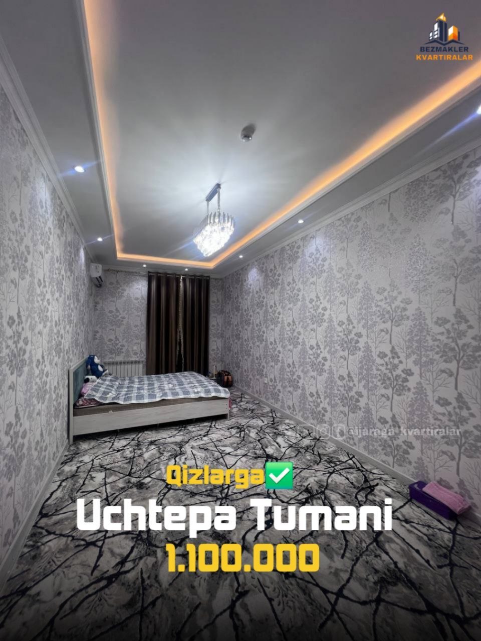 2 xonali kvartira Uchtepada